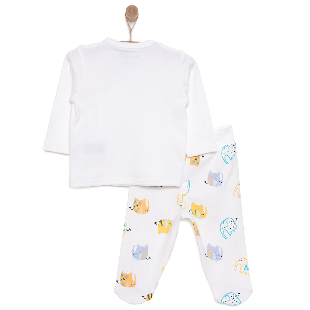 Unisex Turuncu Fil Zıbın-Patik Alt Unisex