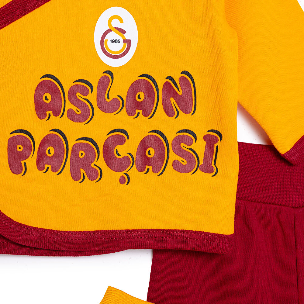 Unisex Yenidoğan 5li Askı Hastane 5li Askı Hastane Çıkışı İnterlok Zarf Yaka Uzun Kol Patikli Paça