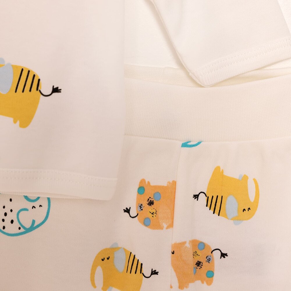 Unisex Yenidoğan Zıbın Şapka Patikli Alt %100 Pamuk Çıtçıtlı  Zarf Yaka Uzun Kol Ekru