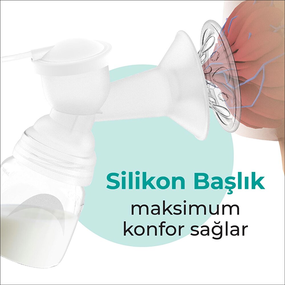 USB Destekli Tekli Elektrikli Göğüs Pompası