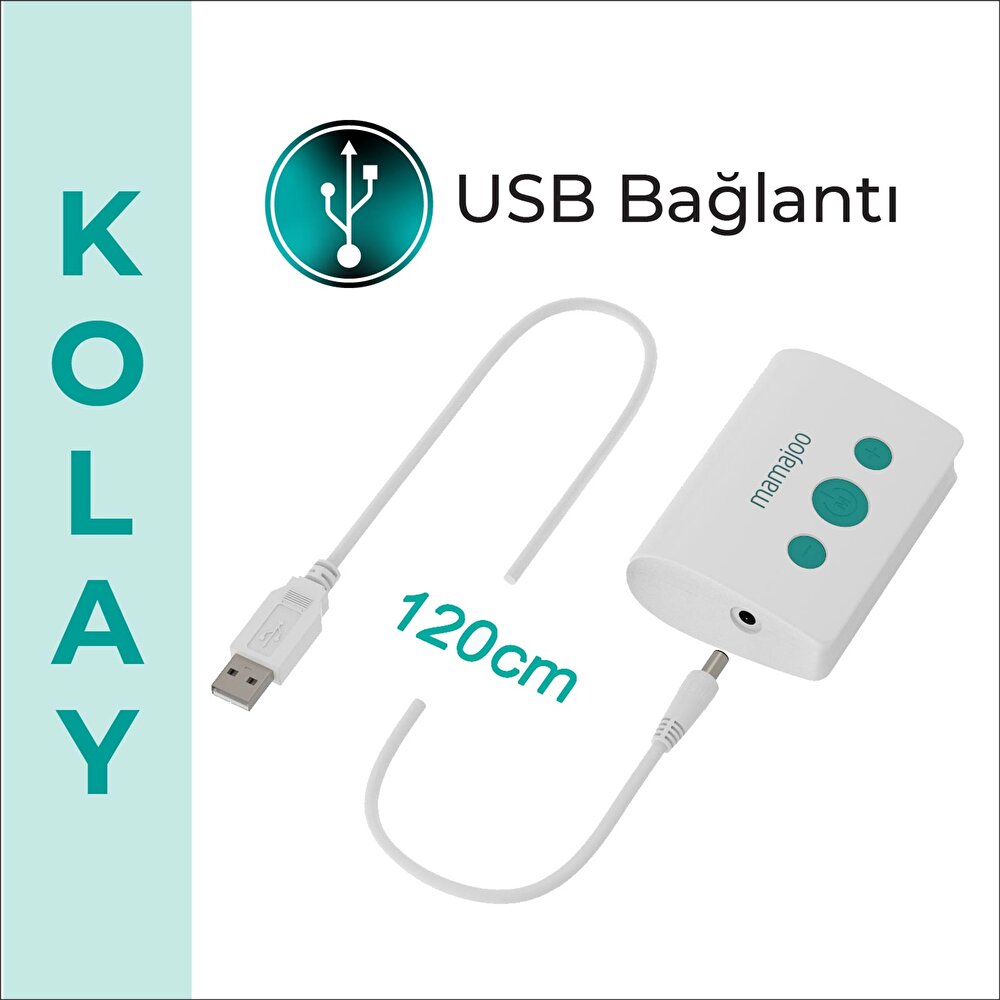 USB Destekli Tekli Elektrikli Göğüs Pompası