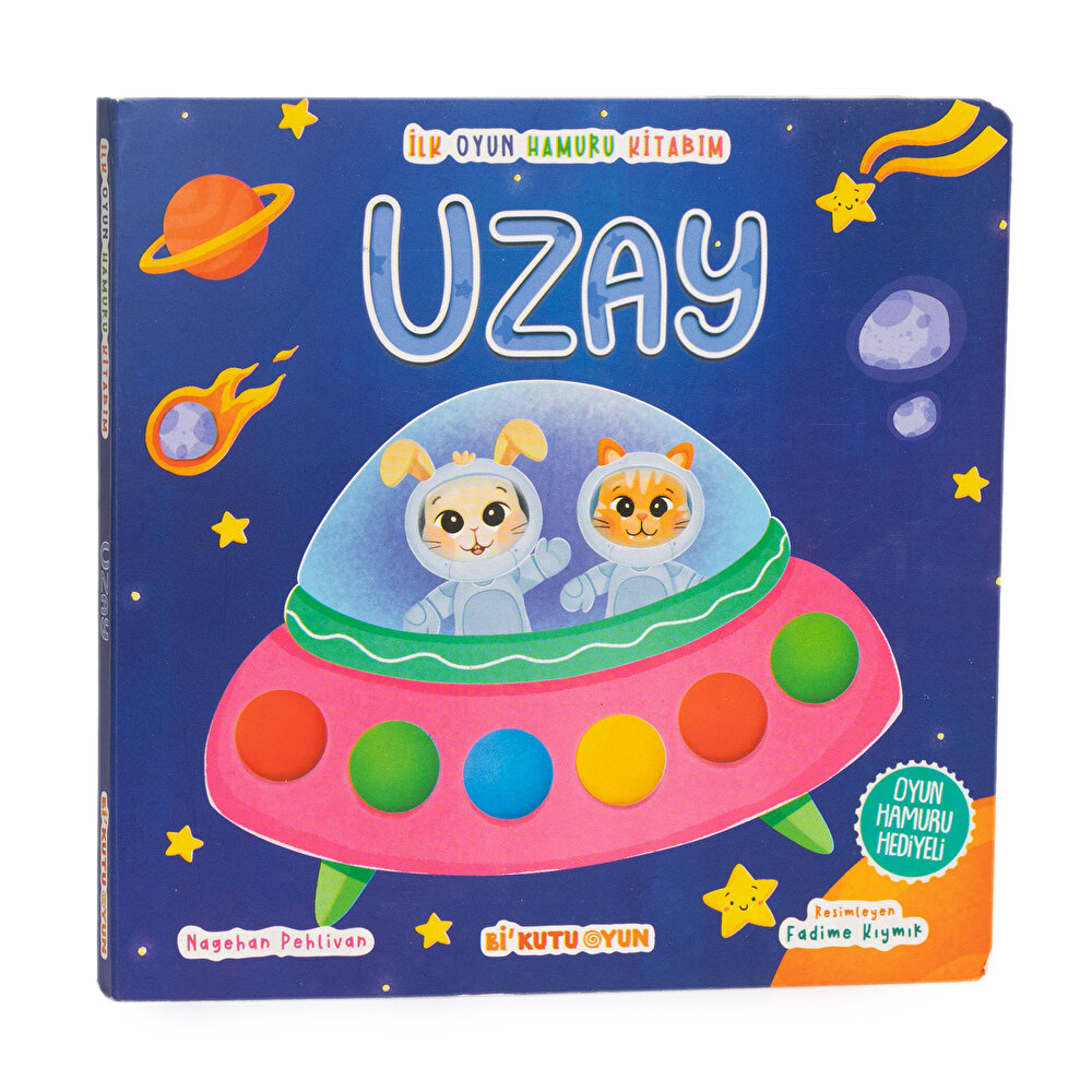  Uzay Aktivite Kitabı ve 3x50gr Hamur Hediyeli