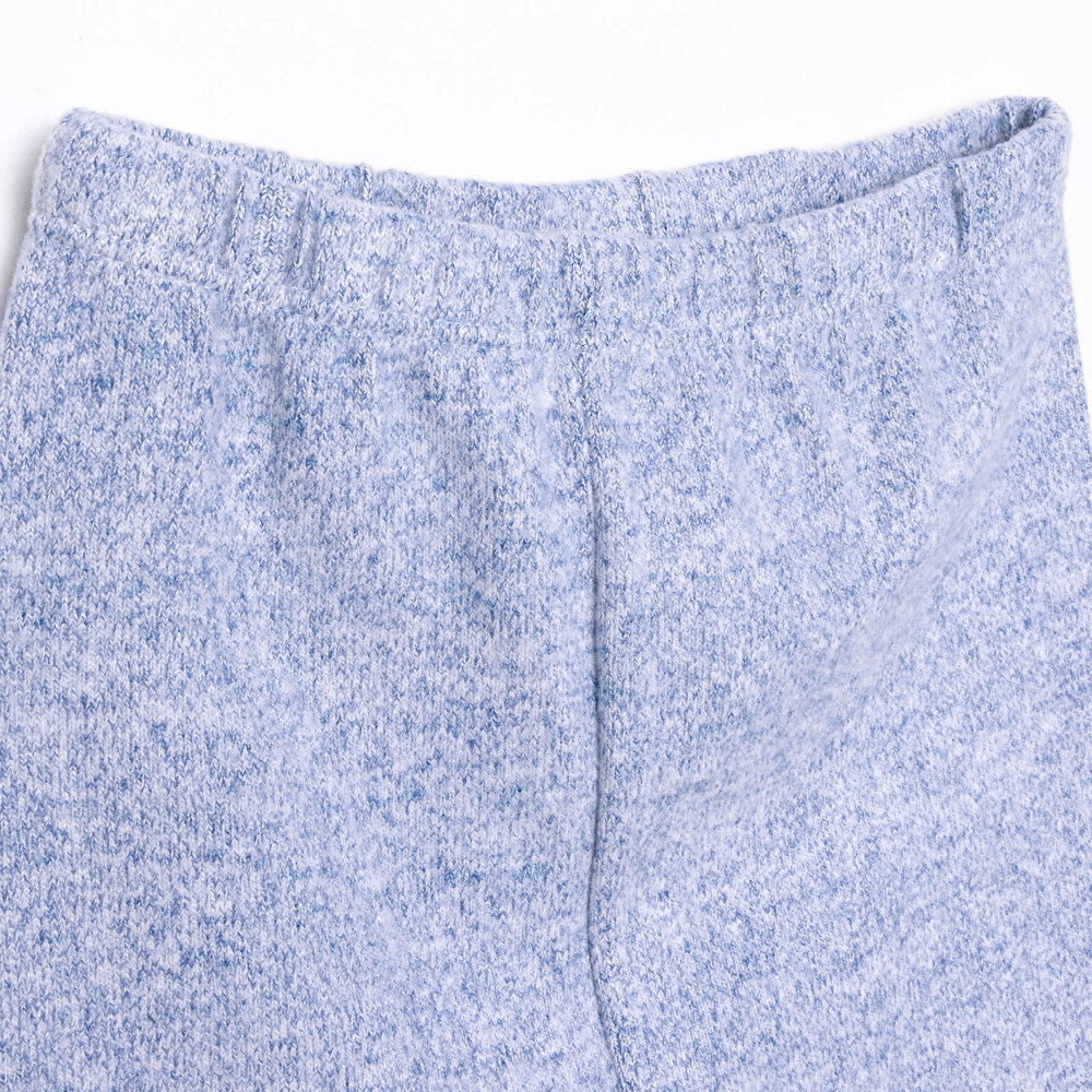 Erkek Bebek Pijama Takım Fırçalı Süprem Çıtçıtlı Bisiklet Yaka Uzun Kol Ekru
