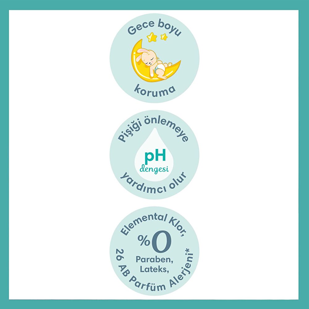 Bebek Bezi Aktif Bebek 3 Beden Midi Ekonomik Paket 6-10 kg 62 Adet
