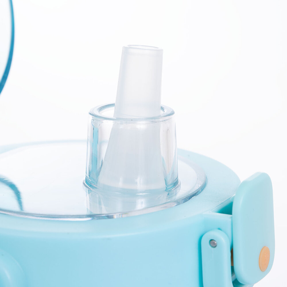 VAGONLİFE 1000 ML SOFT-TOUCH MOTİVASYON SU MATARASI MAVİ-PEMBE