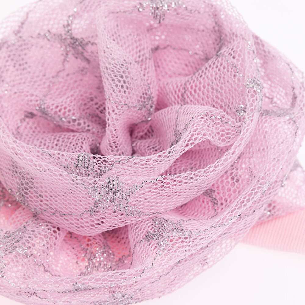 Varak Tül Puffy Tekli Kız Saç Bandı Kız Bebek