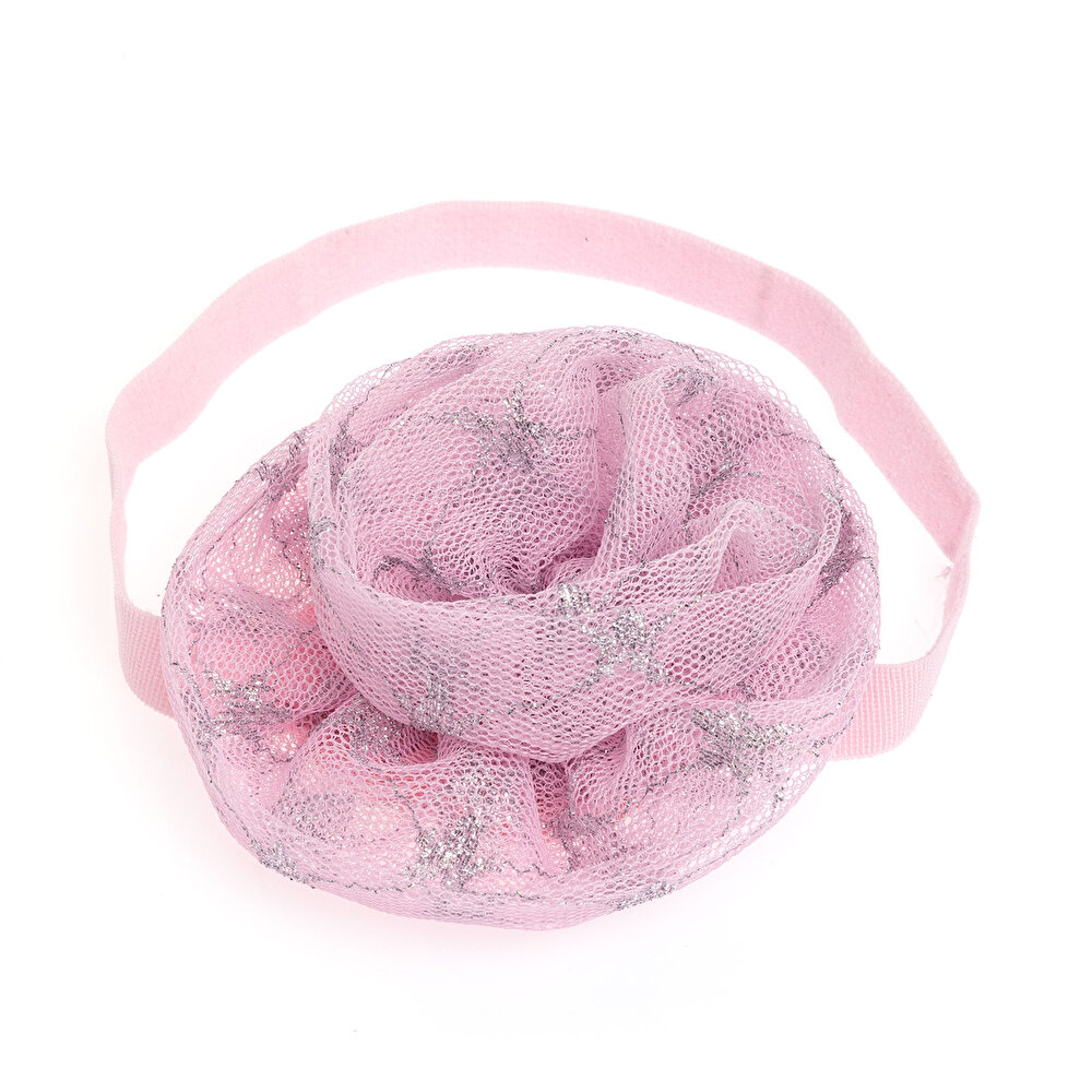 Varak Tül Puffy Tekli Kız Saç Bandı Kız Bebek