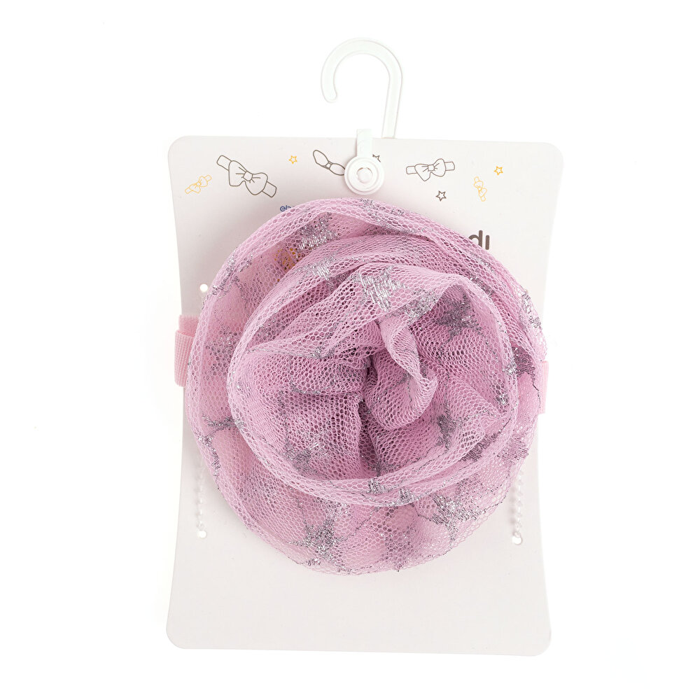 Varak Tül Puffy Tekli Kız Saç Bandı Kız Bebek