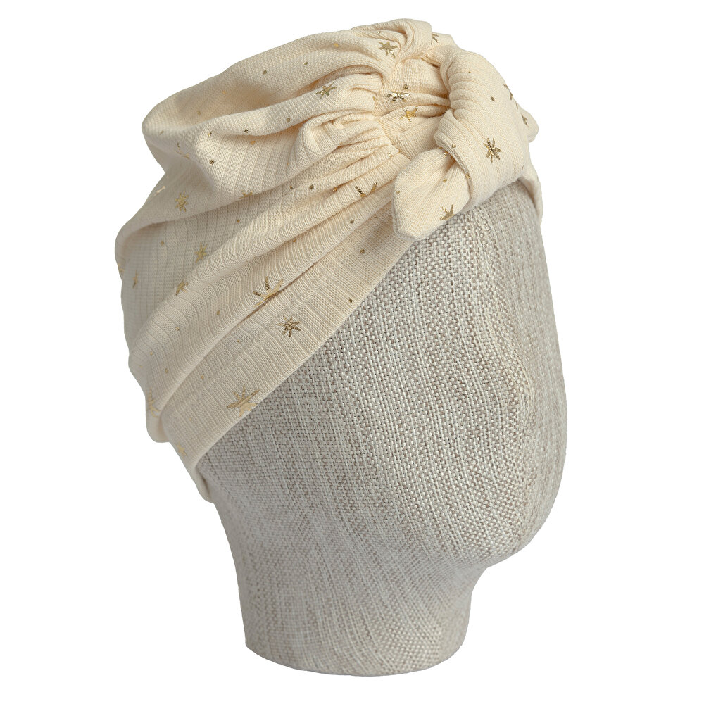 Varak Yıldız Baskılı 2li Bone Kız Bebek