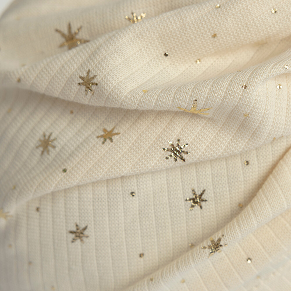 Varak Yıldız Baskılı 2li Bone Kız Bebek