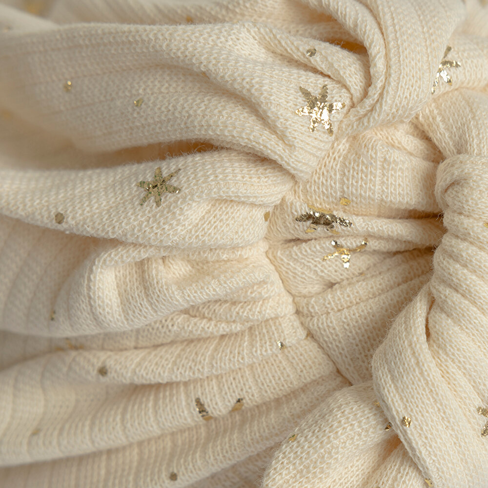 Varak Yıldız Baskılı 2li Bone Kız Bebek