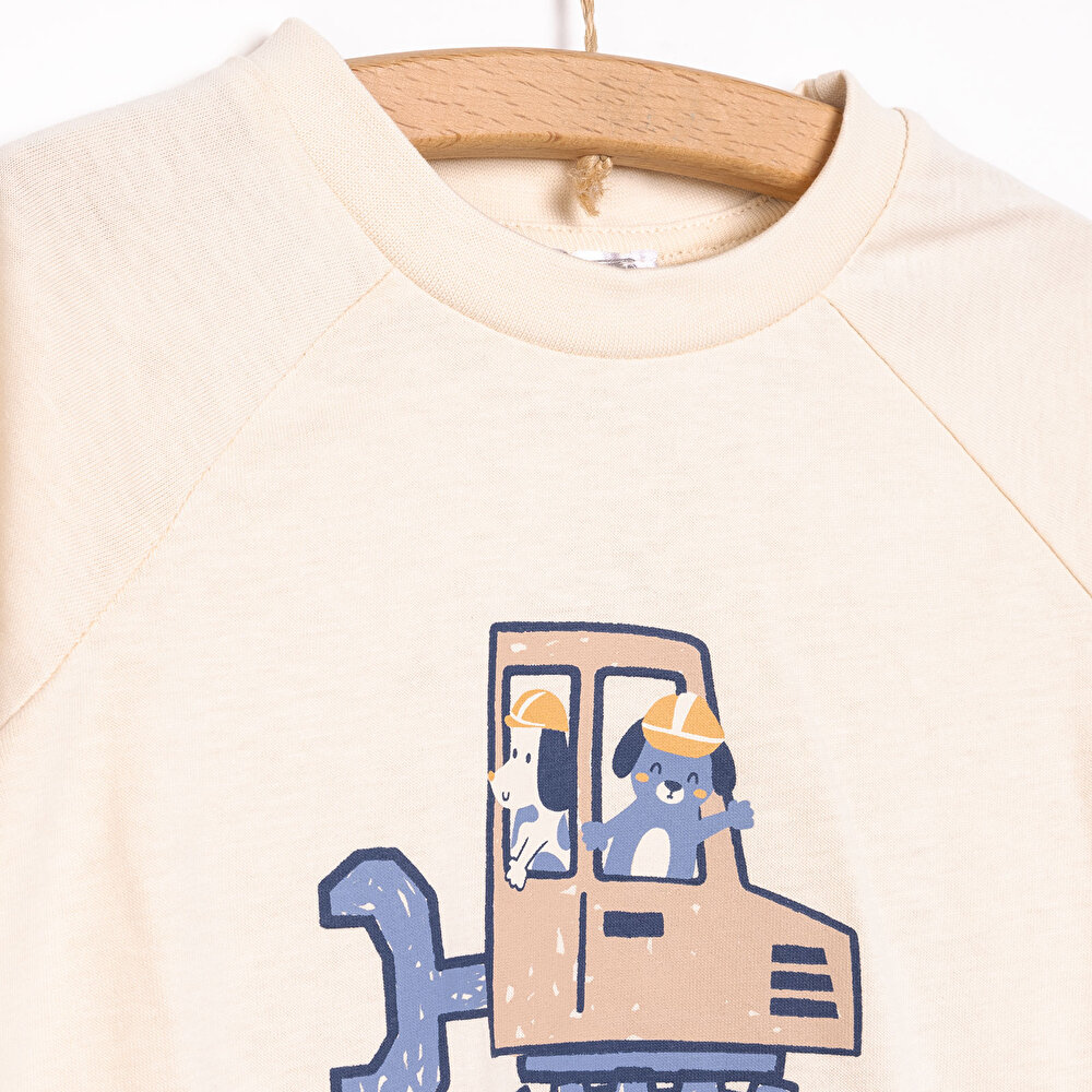 Vehicles Line Erkek Pantolon-Tshirt Erkek Bebek