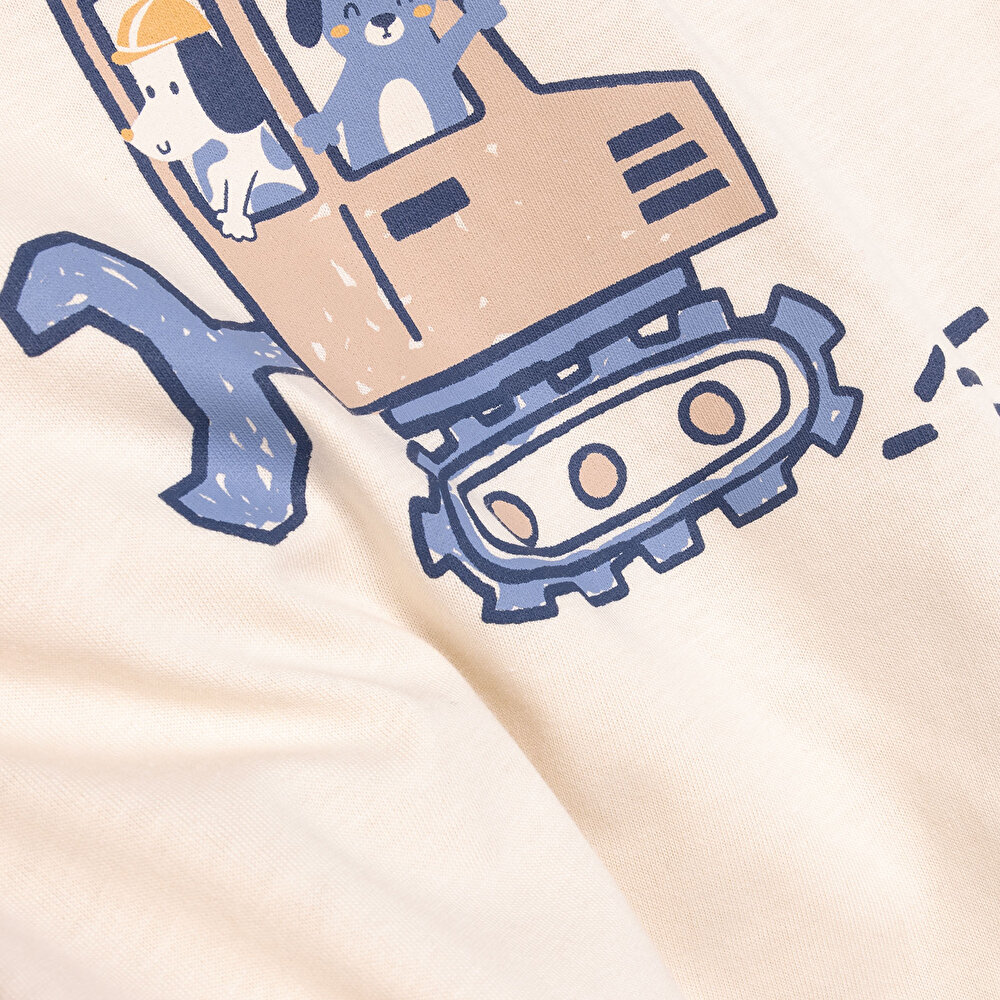 Vehicles Line Erkek Pantolon-Tshirt Erkek Bebek