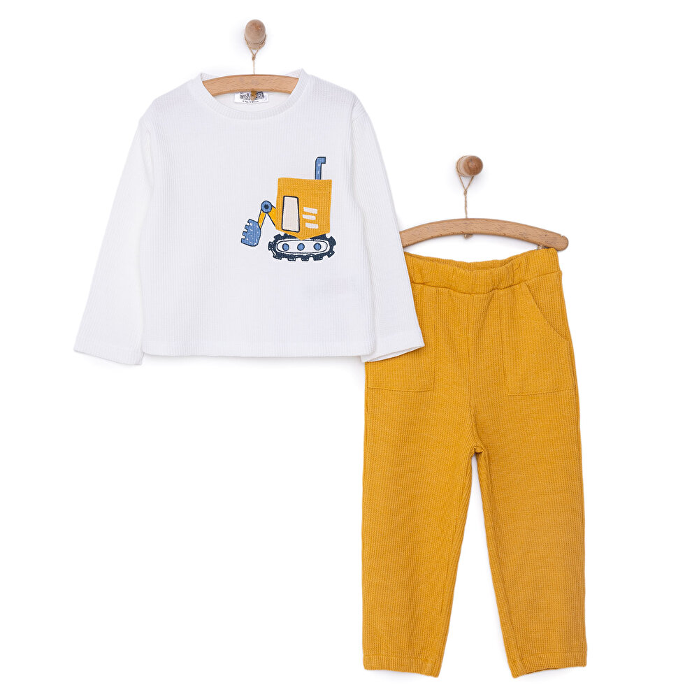 Vehicles Line Erkek Sweatshirt-Pantolon Erkek Bebek