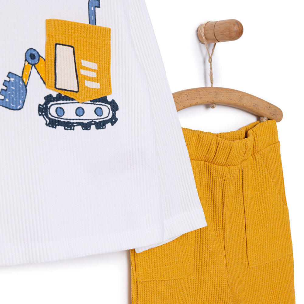 Vehicles Line Erkek Sweatshirt-Pantolon Erkek Bebek