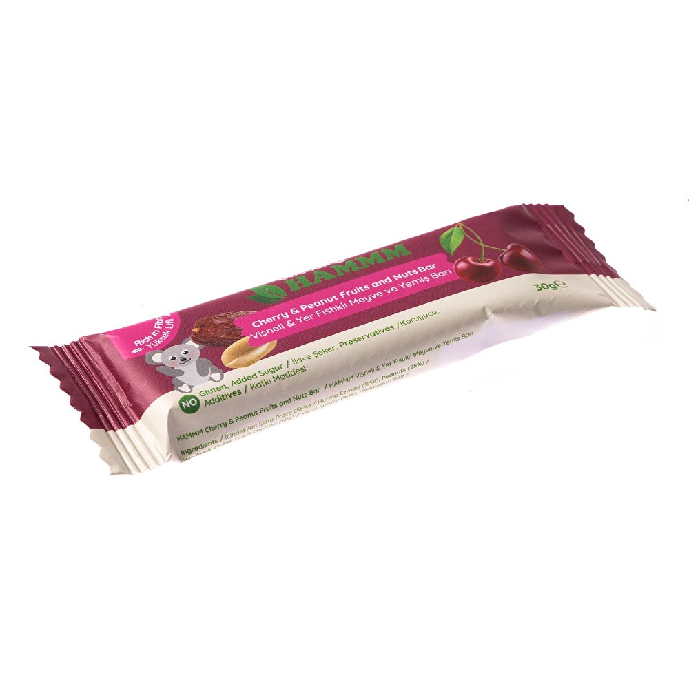 Vişneli ve Yer Fıstıklı Bar 30gr