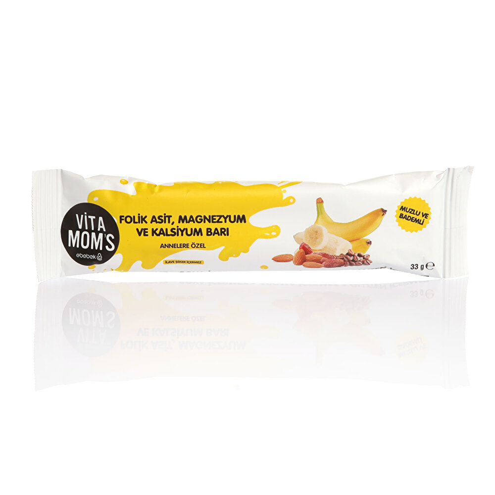 Folik Asit, Magnezyum ve Kalsiyum Bar 33 gr