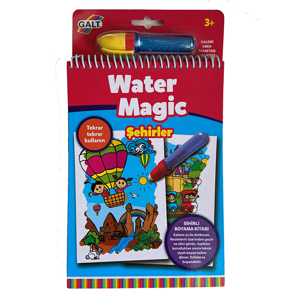 Water Magic Sihirli Boyama Kitabı Şehirler +3 Yaş