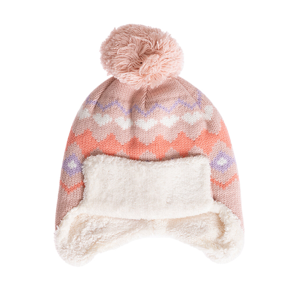 Wellsoft Astarlı Kulak Kapamalı Triko Kız Bere Kız Bebek