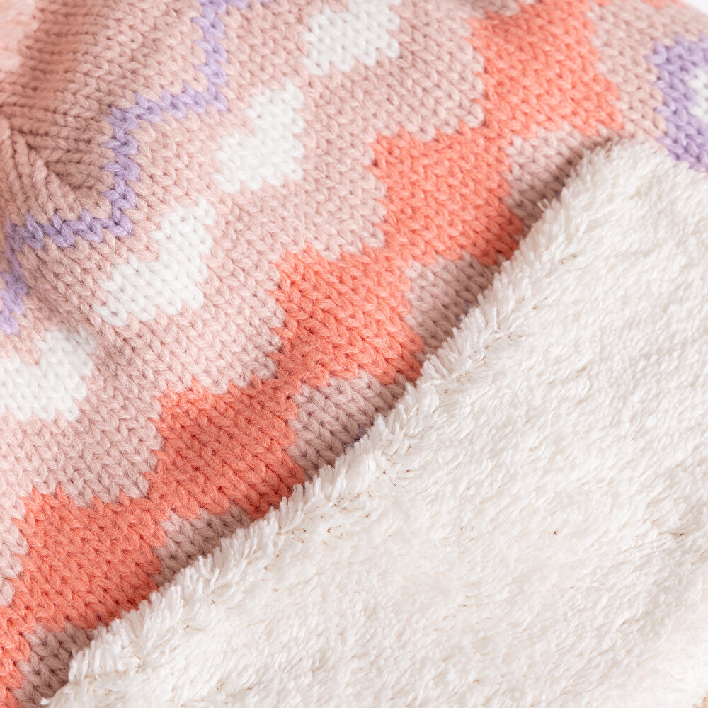 Wellsoft Astarlı Kulak Kapamalı Triko Kız Bere Kız Bebek