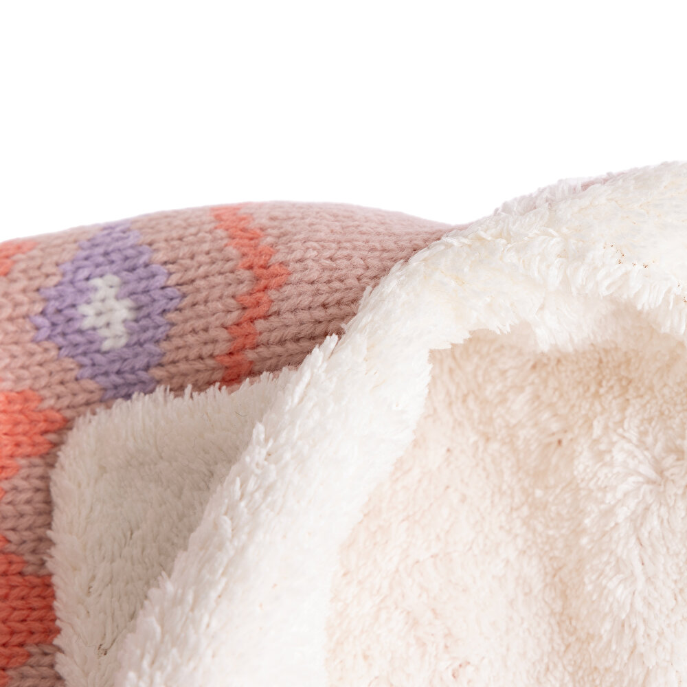 Wellsoft Astarlı Kulak Kapamalı Triko Kız Bere Kız Bebek