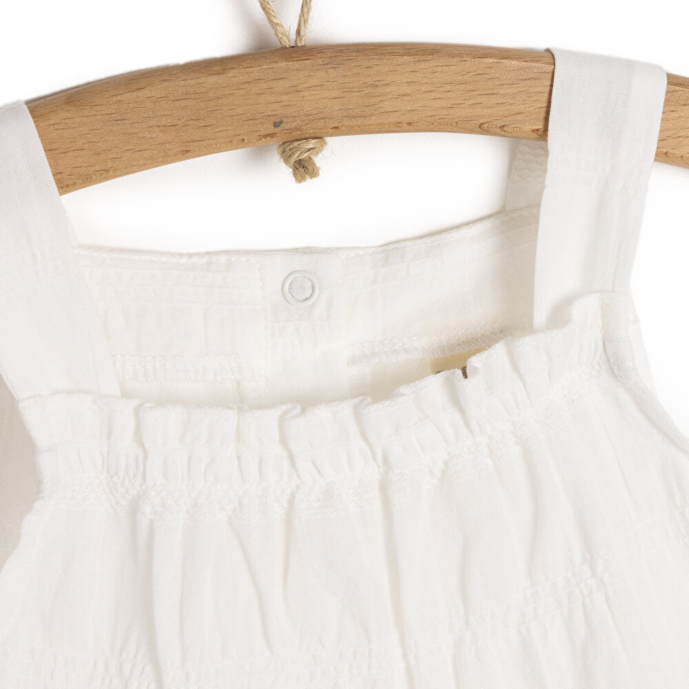 WHITE FLOWER Elbise Kız Bebek