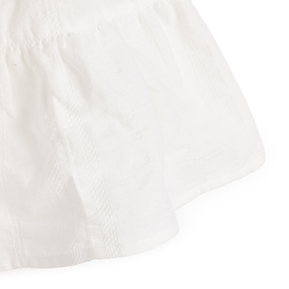 WHITE FLOWER Elbise Kız Bebek