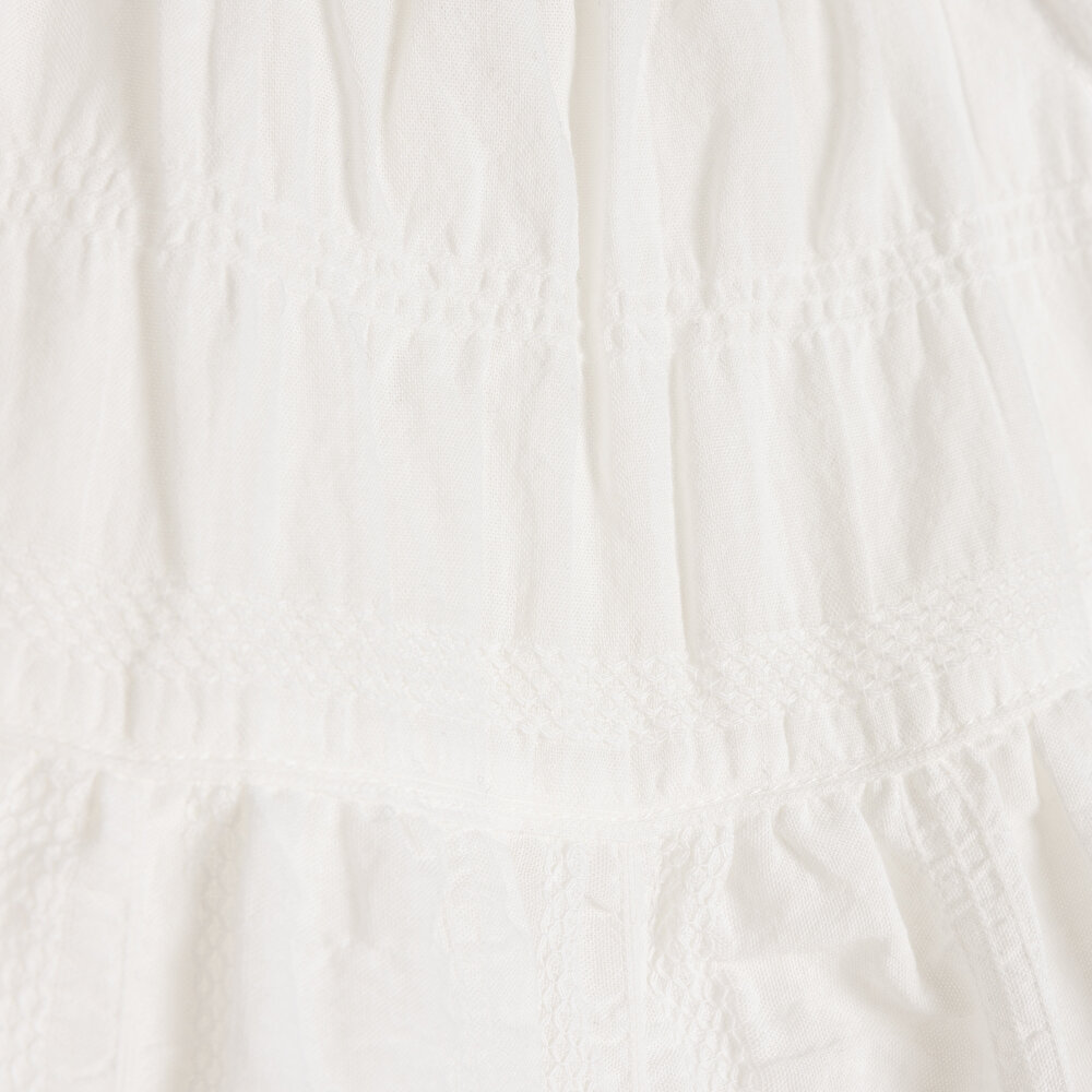 WHITE FLOWER Elbise Kız Bebek