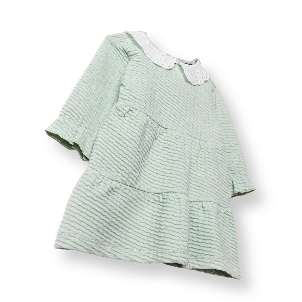 Kız Bebek Winter Cherry Elbise Uzun Kol