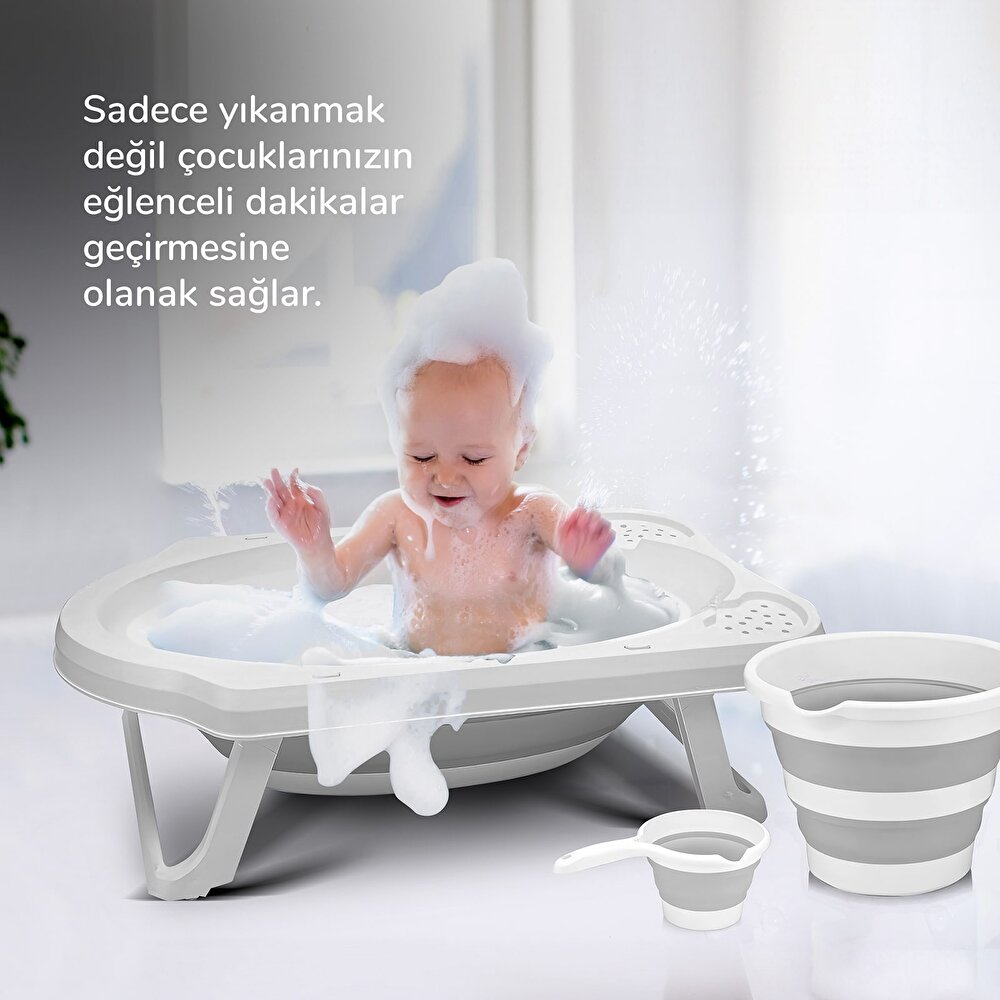 3’lü Katlanabilir Küvet Set