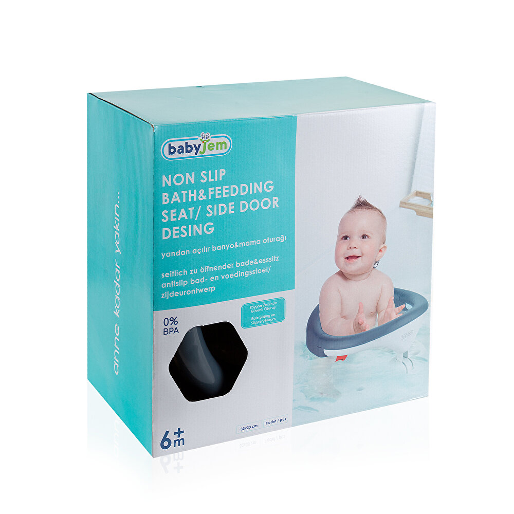Yandan Açılır Banyo & Mama Oturağı Antrasit