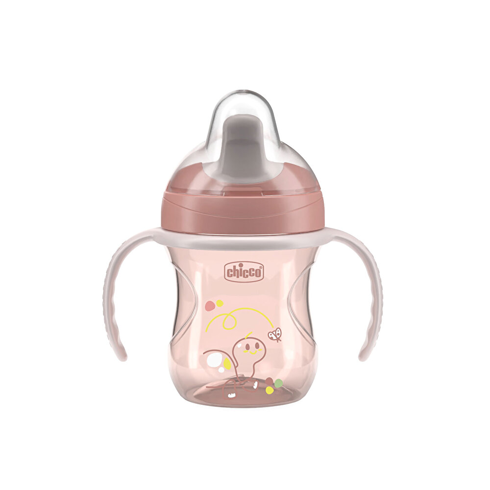 Yarı Yumuşak Uçlu Alıştırma Bardağı 6+ Ay 200 ml Kız
