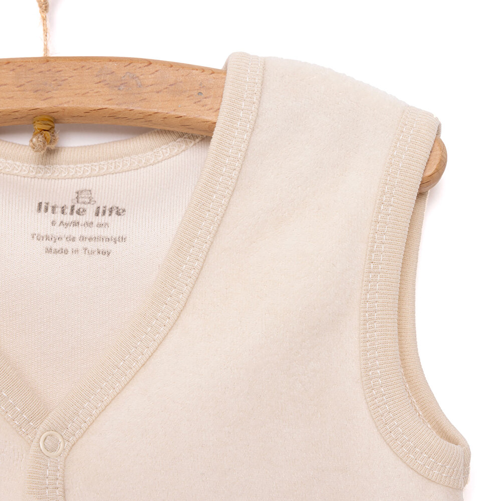 Yendioğan Kız Kadife Yelek Kız Bebek