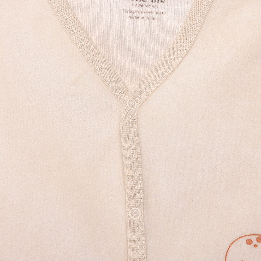 Yendioğan Kız Kadife Yelek Kız Bebek