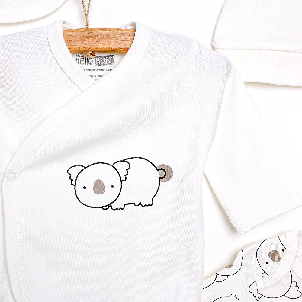 Yenidoğan 10 Parça Set Hastane Çıkışı Unisex (10lu)