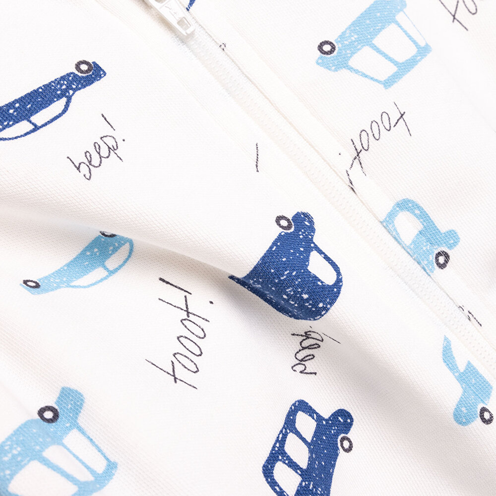 Yenidoğan 2li Erkek Patikli Tulum Erkek Bebek