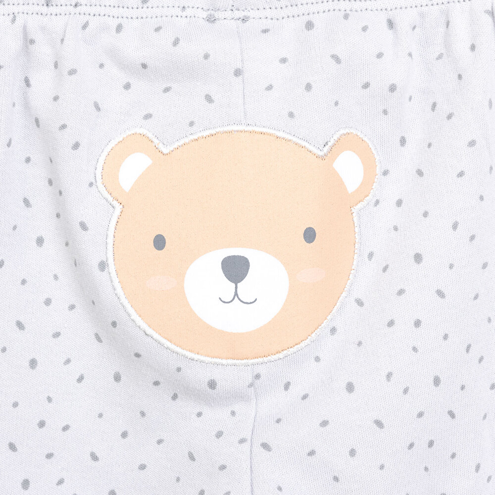 Erkek Bebek Yenidoğan Patikli Alt İnterlok Açık Mavi