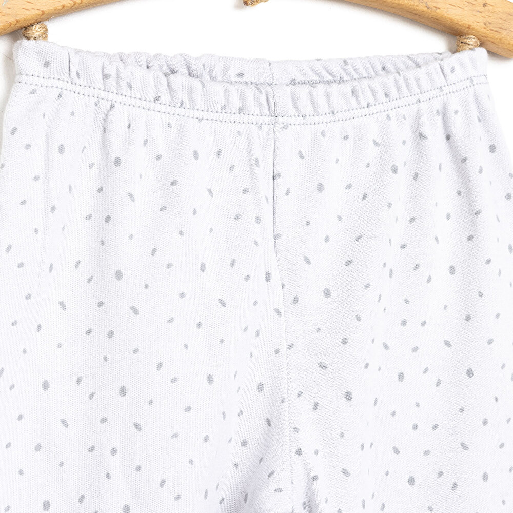 Erkek Bebek Yenidoğan Patikli Alt İnterlok Açık Mavi