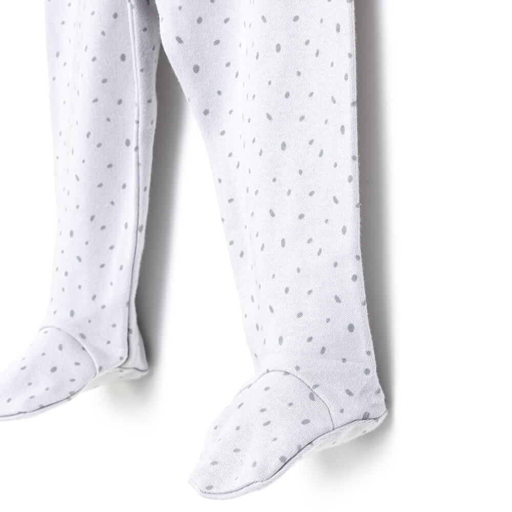 Erkek Bebek Yenidoğan Patikli Alt İnterlok Açık Mavi