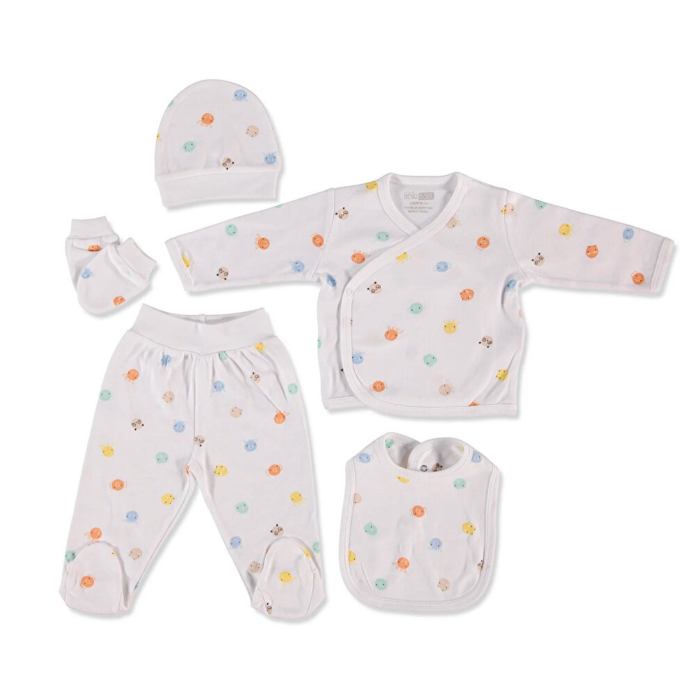 Yenidoğan Bebek Jungle 5li Askı Hastane Çıkışı Unisex