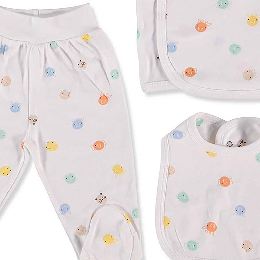 Yenidoğan Bebek Jungle 5li Askı Hastane Çıkışı Unisex