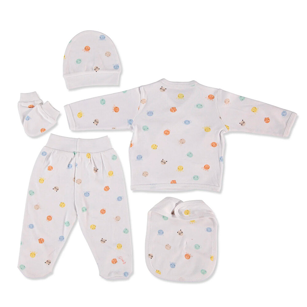 Yenidoğan Bebek Jungle 5li Askı Hastane Çıkışı Unisex