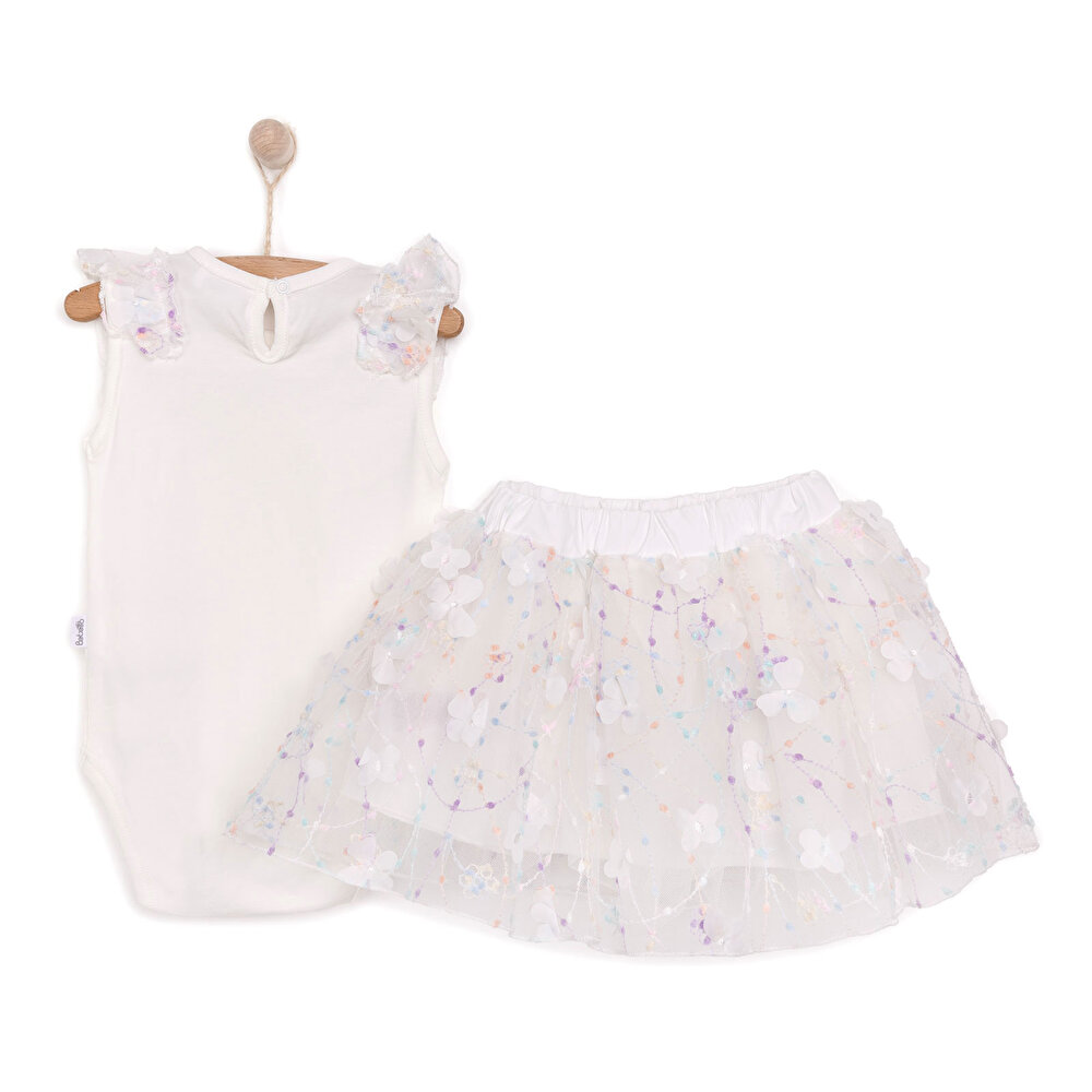 Yenidoğan Cute Fairy Bluz-Etek Kız Kız Bebek