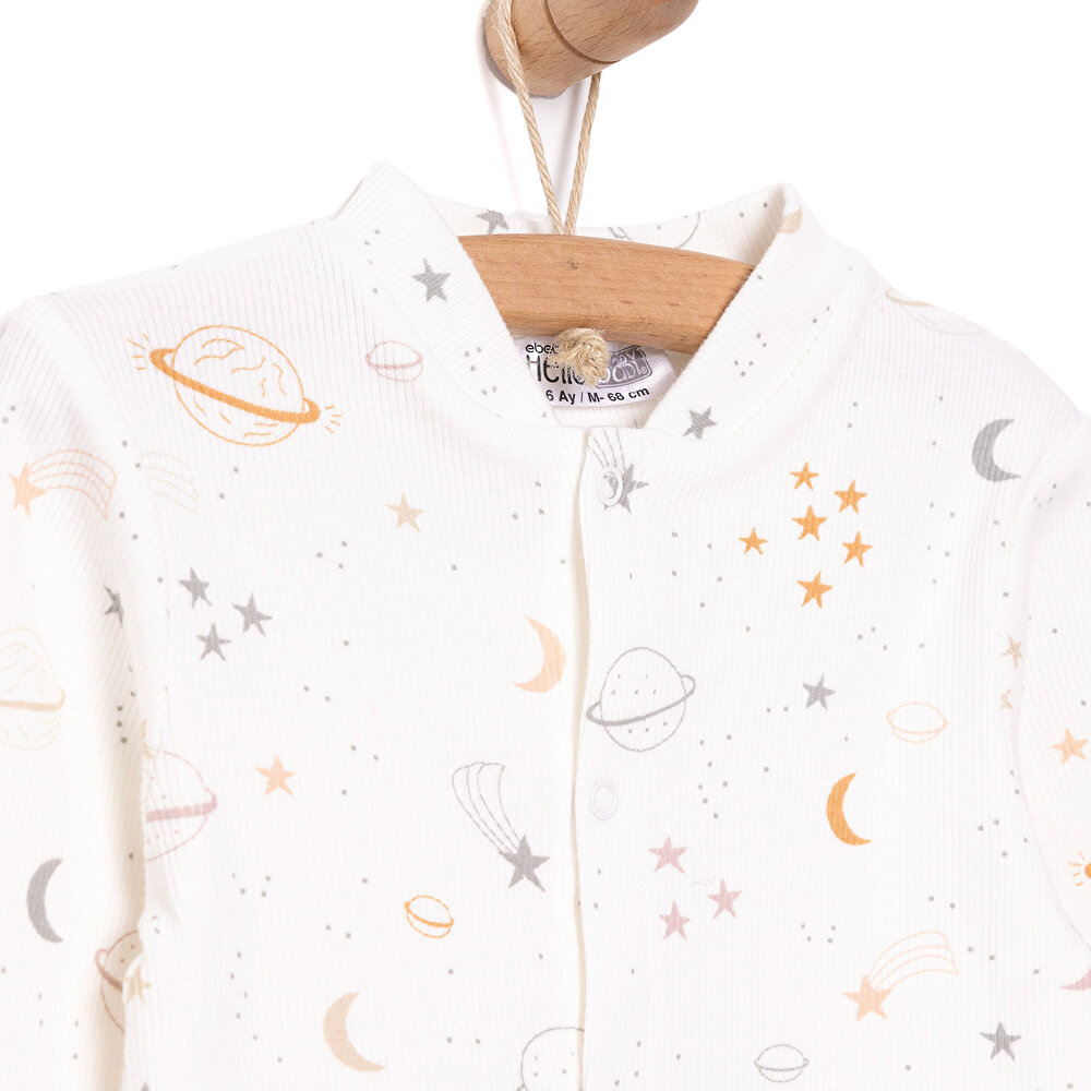 Yenidoğan Erkek Çoraplı Tulum Erkek Bebek