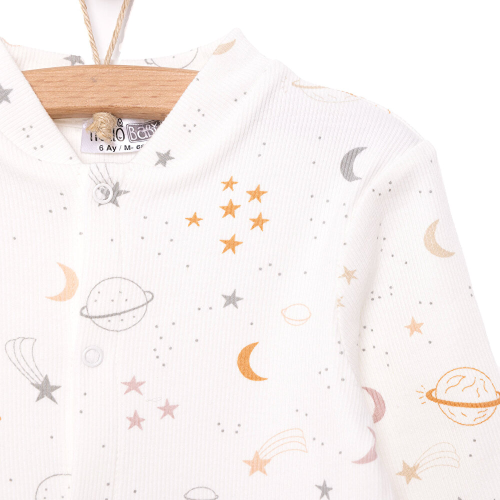 Yenidoğan Erkek Çoraplı Tulum Erkek Bebek