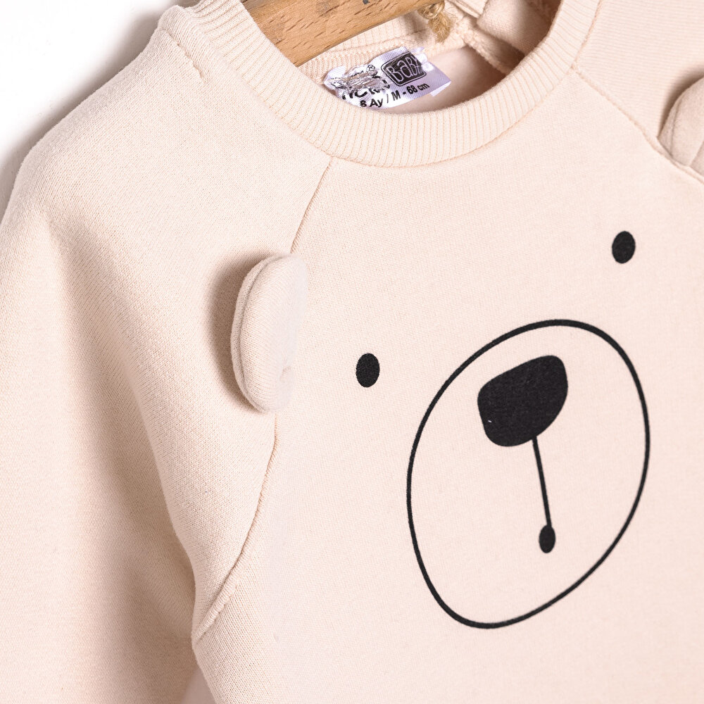 Yenidoğan Figürlü Patiksiz Tulum Erkek Bebek