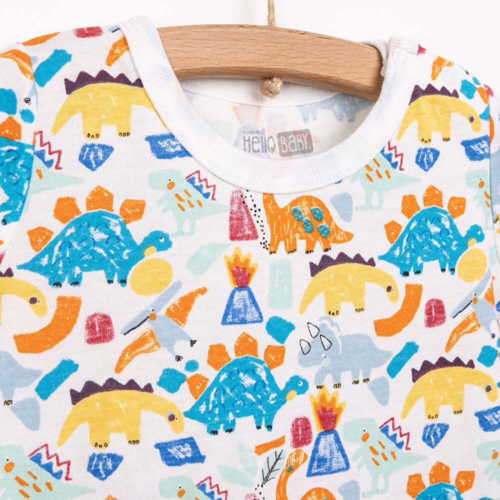 Yenidoğan Erkek Kısa Tulum Erkek Bebek