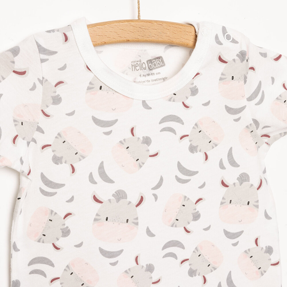 Yenidoğan Erkek Kısa Tulum Erkek Bebek