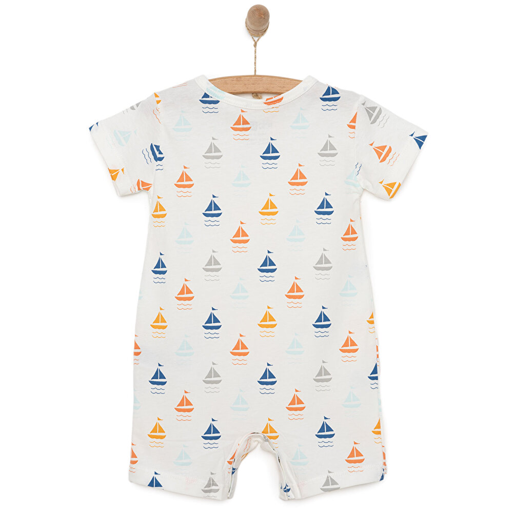 Yenidoğan Erkek Kısa Tulum Erkek Bebek