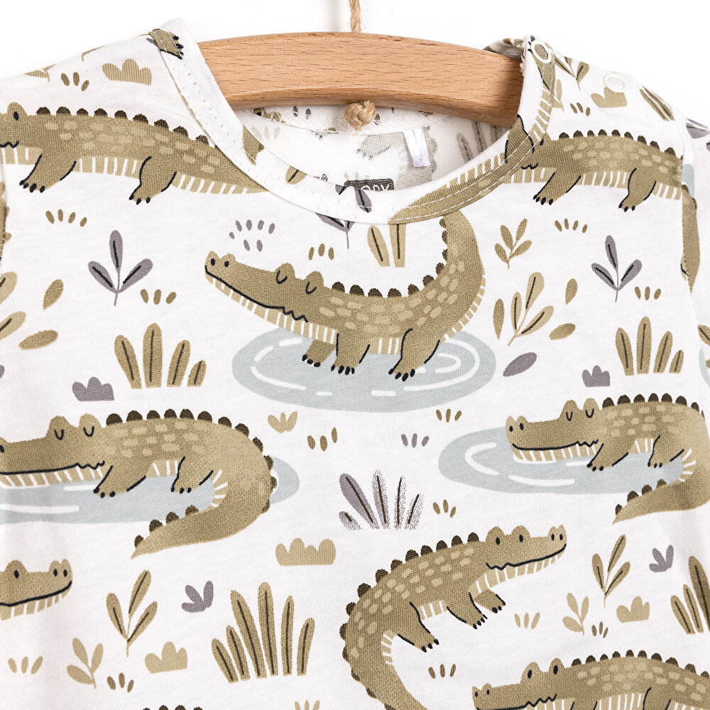 Yenidoğan Erkek Kısa Tulum Erkek Bebek